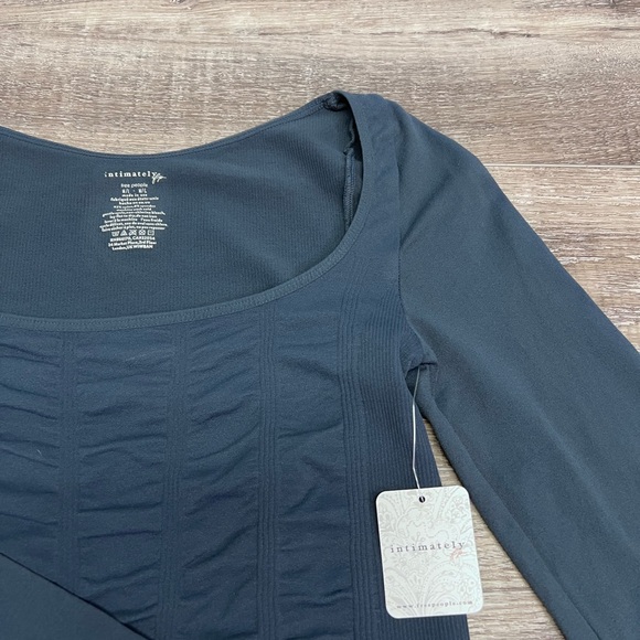 Free People Intimates Textured Crop - Picture 4 of 7